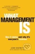 Kniha: What management is (Joan Magretta). , 2003