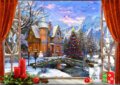 Puzzle: Vianočný výhľad na hory (Dominic Davison)
