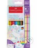 Unicorn Pastelky Colour Grip 10+3 Sparkle set (Faber-Castell). Faber-Castell
