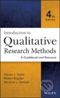Kniha: Introduction to Qualitative Research Methods (Marjorie L. DeVault, Steven J. Taylor a Robert Bogdan)