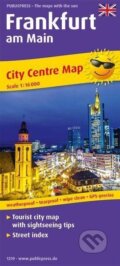 Frankfurt nad Mohanem 1:16 000 / plán města (freytag&berndt). freytag&berndt, 2017