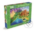 Puzzle: Minecraft: Svět Minecraftu (Ravensburger). Ravensburger, 2024
