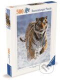 Puzzle: Tygr na sněhu (Ravensburger). Ravensburger, 2024