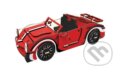 Puzzle: 3D dřevěné puzzle - Červený kabriolet (Dvěděti.cz). Dvěděti.cz