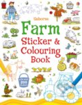 Farm Sticker and Colouring Book - Jessica Greenwell, Sam Taplin, Cecilia Johansson (ilustrácie), Usborne, 2017