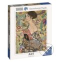 Puzzle: Gustav Klimt: Dáma s vějířem (Ravensburger). Ravensburger, 2024