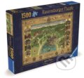 Puzzle: Harry Potter: Mapa Bradavic (Ravensburger). Ravensburger, 2024