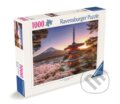Puzzle: Rozkvetlé třešně v Japonsku (Ravensburger). Ravensburger, 2024