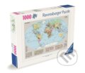 Puzzle: Politická mapa světa (Ravensburger). Ravensburger, 2024