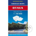 Vodácká mapa - Otava/Čeňkova pila - Zvíkov/1:50 tis., Kartografie Praha