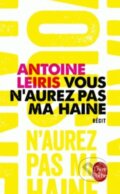Vous n&#039;aurez pas ma haine - Antoine Leiris, Livre de poche, 2017