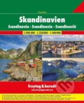 SCAN SP Skandinávie 1:250 000/1:400 000 / autoatlas (freytag&berndt)
