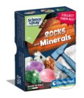 Spoločenská hra: Science Mini sada - Minerály a drahé kameny (Clementoni). Clementoni
