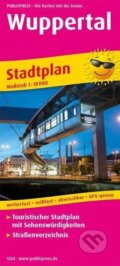 Wuppertal 1:18 000 / plán města (freytag&berndt). freytag&berndt, 2017