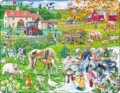 Puzzle: Ročné obdobia na farme (NB12) (Larsen). Larsen