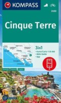 Cinque Terre 1:35 000 / turistická mapa 2450 (Kompass). Kompass, 2023