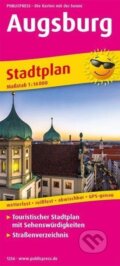 Augsburg 1:14 000 / plán města (freytag&berndt). freytag&berndt, 2017