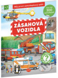 Kniha: Můj první samolepkový sešit – Zásahová vozidlá (Ella &amp; Max)