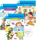 Matematika 3 pre prvý stupeň základných škôl (súbor - učebnica + pracovný zošit -1.časť a 2.časť) - Miroslav Belic, Janka Striežovská, 2017
