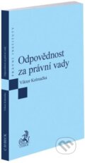 Kniha: Odpovědnost za právní vady (Viktor Kolmačka). C. H. Beck, 2024