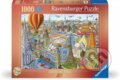 Puzzle: Cesta kolem světa za 80 dní (Ravensburger). Ravensburger, 2024