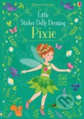 Kniha: Little Sticker Dolly Dressing Pixie (Fiona Watt). Usborne, 2017