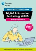 Kniha: Pearson REVISE BTEC Tech Award Digital Information Technology Revision Guide inc online edition - for 2025 and 2026 exams (Alan Jarvis)