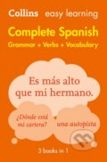 Kniha: Easy Learning Spanish Complete Grammar, Verbs and Vocabulary (3 books in 1) (Collins Dictionaries), 2016 Kniha: Easy Learning Spanish Complete Grammar, Verbs and Vocabulary (3 books in 1) (Collins Dictionaries), 2016