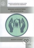 Kniha: Memorix komunitného ošetrovateľstva (Autorský kolektív). Univerzita Konštantína Filozofa, 2020
