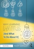 Kniha: Why Learning Fails (And What To Do About It) (Alex Quigley). Routledge, 2024
