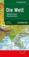 Kniha: Mapa světa 1:20.000.000 / politická, fyzická (německá verze) (freytag&berndt)