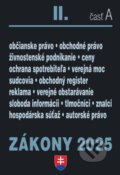 Kniha: Zákony II. A / 2025 - Obchodné a občianske právo (Autorský kolektiv). Poradca s.r.o., 2025