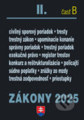 Kniha: Zákony II. B / 2025 - Trestné právo, súdne spory a exekúcie (Autorský kolektív). Poradca s.r.o., 2025