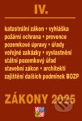 Kniha: Zákony IV / 2025 - Stavebnictví, půda (Poradce s.r.o.). Poradce s.r.o., 2025