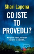 Kniha: Co jste to provedli? (Shari Lapena), 2025 Kniha: Co jste to provedli? (Shari Lapena), 2025