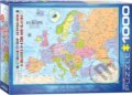 Mapa Evropy, EuroGraphics, 2017