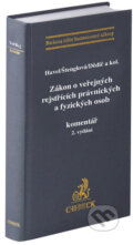 Kniha: Zákon o veřejných rejstřících právnických a fyzických osob (Bohumil Havel, Ivana Štenglová a Jan Dědič)