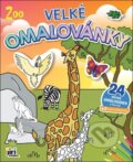 Kniha: Velké omalovánky Zoo (Jiří Models). Jiří Models, 2025