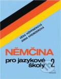 Kniha: Němčina pro jazykové školy 2 (Anna Kremzerová a Věra Höppnerová). Scientia, 1994