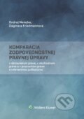 Kniha: Komparácia zodpovednostnej právnej úpravy (Dagmara Friedmannová a Ondrej Matejka). Wolters Kluwer, 2017