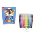 Janod Colorino Detské fixky 12 farieb od 3 rokov (Janod)