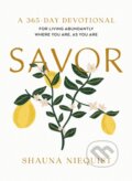 Kniha: Savor (Shauna Niequist). Zondervan, 2023