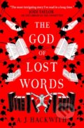 Kniha: The God of Lost Words (A.J. Hackwith). Titan Books, 2022