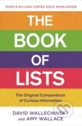 Kniha: The Book Of Lists (Amy Wallace a David Wallechinsky). Canongate Books, 2023