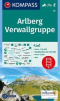 Arlberg, Verwallgruppe (Kompass). Kompass, 2017