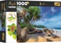 Puzzle: Puzzle s třídičem 2v1: Exotická pláž (Trefl). Trefl, 2025