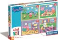 Puzzle: 4in1 Peppa Pig (Clementoni). Clementoni, 2025