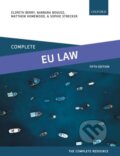 Kniha: Complete EU Law (Barbara Bogusz, Elspeth Berry, Sophie Strecker a Matthew Homewood). Oxford University Press, 2022