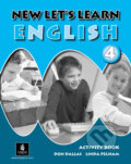 Kniha: New Let´s Learn English Activity Book 4 (Dallas a Linda Pelham Don). Pearson, 2005