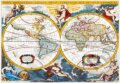 Kópia: Mapa sveta z 18. storočia - Pieter Vander, Castorland